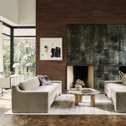 Durant Wheat Velvet Sofa 11 Durant Wheat Velvet Sofa -Chic Living Shop CB2FA22 28A V1