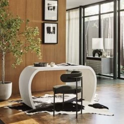 Inesse Boucle Green Dining Chair -Chic Living Shop CB2FA22 29A Hero