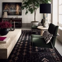 Leto Round Black Terracotta Vase -Chic Living Shop CB2FA23 13A Hero