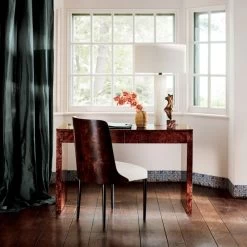 Seda Green Dupioni Silk Window Curtain Panel 48"x84" 14 Seda Green Dupioni Silk Window Curtain Panel 48"x84" -Chic Living Shop CB2HOL21 31A v1 0031 HeroOC21 1x1 1