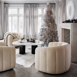 Duval Decanter With Amber Double Old-Fashioned Glasses Set Of 2 -Chic Living Shop CB2HOL22 02A V2