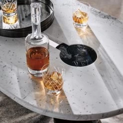 Cavale Double Old-Fashioned Glass -Chic Living Shop CB2HOL22 02B hero