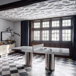 Columna Marble Table Tennis Table -Chic Living Shop CB2HOL22 07A hero