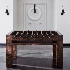 Burl Wood Foosball Table -Chic Living Shop CB2HOL22 07C hero