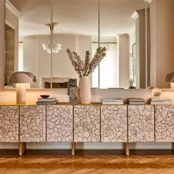 Domitia Textured Ivory White Vase Tall -Chic Living Shop CB2PH23 BAR AREA 053 HERO