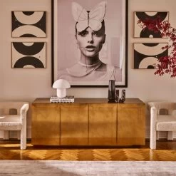 Double Red Marble Taper Candle Holder -Chic Living Shop CB2PH23 CREDENZA GIF2 1