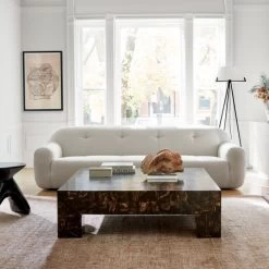 Scatola Brown Faux Horn Console Table -Chic Living Shop CB2SP22 18A v2 RET 2