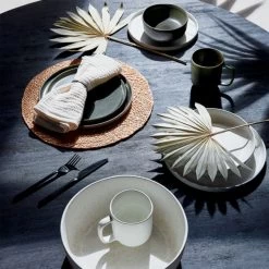 Drift White Dinner Plate With Reactive Glaze 7 Drift White Dinner Plate With Reactive Glaze -Chic Living Shop CB2SP22 39C V1 RET