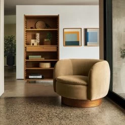 Ventura White Oak Bookcase -Chic Living Shop CB2SP22 LF 4B REP