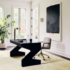 'mirror Mirror' Original Acrylic Painting 48''X72'' -Chic Living Shop CB2SP23 02B V2