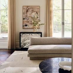 Taos Arabescato Marble Bar Cabinet -Chic Living Shop CB2SP23 07B Hero