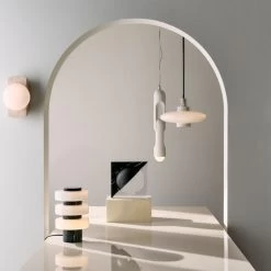 Virgo Contrast Marble Pendant Light -Chic Living Shop CB2SP23 19A V1