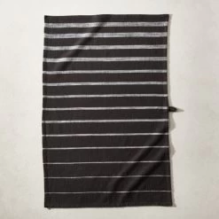 Cafe Organic Cotton Black Striped Dish Towels Set Of 2 10 Cafe Organic Cotton Black Striped Dish Towels Set Of 2 -Chic Living Shop CafeStripeS2DishtowelsAV2SHS20