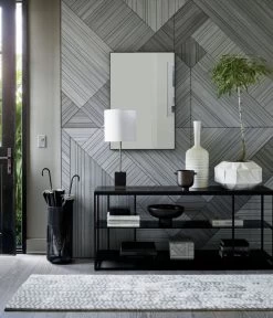 Drizzle Black Umbrella Stand -Chic Living Shop CagedBlackMarbleMediaCredenzaAG18