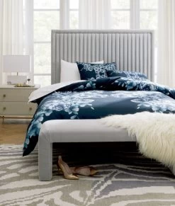 2-Drawer Ivory Shagreen Nightstand -Chic Living Shop CapuletFloralBeddingFB20