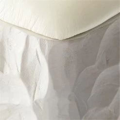 Carve Ivory Storage Bench -Chic Living Shop CarveStorageBenchAVSSF21