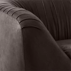 Cecil Black Leather Sofa -Chic Living Shop CecilBlkLeatherSofaAVSSF22