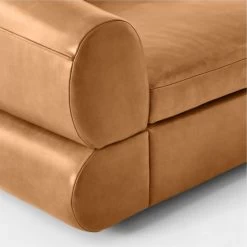 Chale 6-Piece Brown Leather Sectional Sofa -Chic Living Shop Chale3PcSddlLthrSectAVSSS23