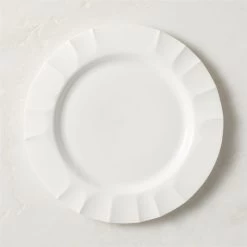 Chert White Porcelain Dinner Plate