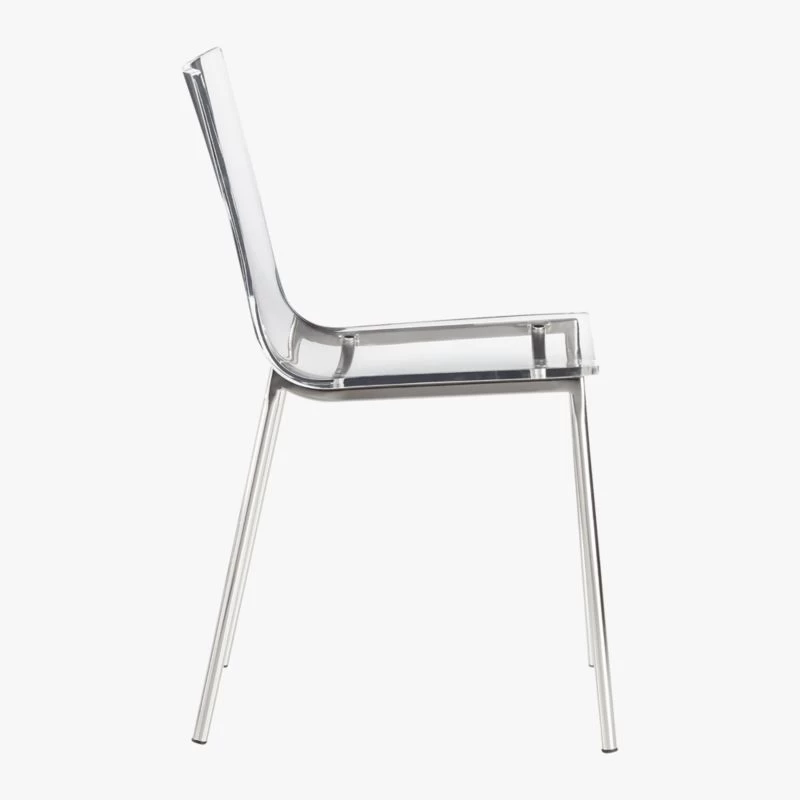 Chiaro Clear Chair Nickel 9 Chiaro Clear Chair Nickel - Image 7