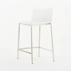 Chiaro Clear Counter Stool Nickel Set Of 2 -Chic Living Shop ChiaroClrCntrStl24inNckl3QBSSS21