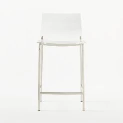 Chiaro Clear Counter Stool Nickel Set Of 2 -Chic Living Shop ChiaroClrCntrStl24inNcklSOSSS21