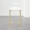 Chiaro Clear Counter Stool Gold Set Of 2 -Chic Living Shop ChiaroCounterStl24inGoldSHF19 1x1