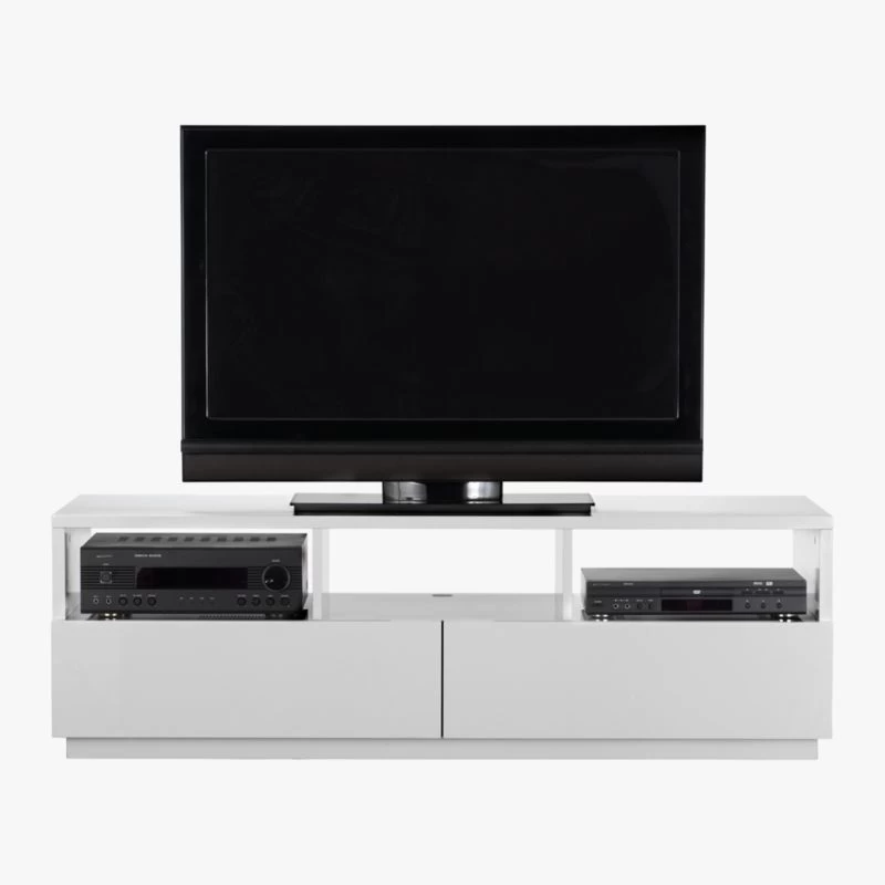Chill High-Gloss White Media Console 60'' 7 Chill High-Gloss White Media Console 60'' - Image 5