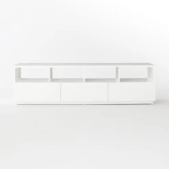Chill High-Gloss White Media Console 80'' -Chic Living Shop ChillMediaConsoleLargeSOSSS21