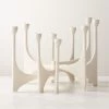 Cinq White Multi Taper Candle Holder Large -Chic Living Shop CinqWhtMultiTprHolderLrgSHF22