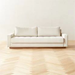 Claremont Ivory Boucle Sleeper Sofa Queen