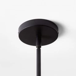 Clifton Cast Glass And Black Chain Link Pendant Light -Chic Living Shop CliftonCtGlsChnLkPndntSSS23