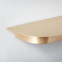 Collar Brass Wall Shelf Small 18" -Chic Living Shop CollarBrsWallLdgLrg30inAV3SHS21