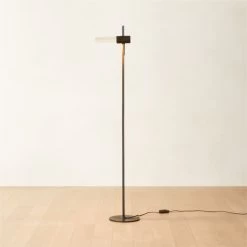 Colonna Adjustable Black Floor Lamp -Chic Living Shop ColonnaBlackFloorLampROF22