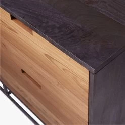 Congo Wood Media Console 65'' -Chic Living Shop CongoMediaCredenzaLargeAVS17