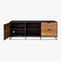 Congo Wood Media Console 65'' -Chic Living Shop CongoMediaCredenzaLargeSOAVS17