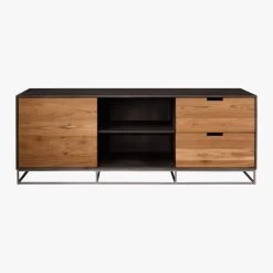 Congo Wood Media Console 65'' -Chic Living Shop CongoMediaCredenzaLargeSOS17