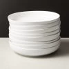 Contact White Pasta Bowl Set Of 8 -Chic Living Shop ContactPastaBowlS8SHF19