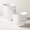 Contact White Soup Bowl Set Of 8 -Chic Living Shop ContactWhtBowlS8SHS22