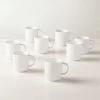 Contact White Mug Set Of 8
