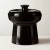Contempri Black Cookie Jar -Chic Living Shop ContempriBlkCnstrCookieJrSHS22