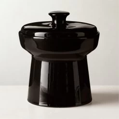 Contempri Black Cookie Jar