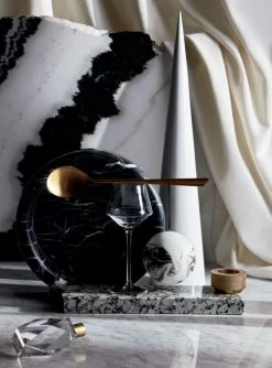 Brushed Gold Cooking Utensils -Chic Living Shop CosetteCrystalTaperCandleDC19