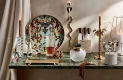 Stalk Gold Serving Platter -Chic Living Shop CosetteCrystalTaperCandleGG19 2