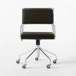 Court Black Vegan Leather Office Chair 11 Court Black Vegan Leather Office Chair -Chic Living Shop CourtBlackOfficeChairSOSSS22