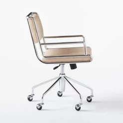 Court Pearl Vegan Leather Office Chair -Chic Living Shop CourtOfficeChairSDSSS21