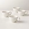 Crisp Matte White Espresso Cup Set Of 4 2 Crisp Matte White Espresso Cup Set Of 4 -Chic Living Shop CrispMttWhiteEsprssCupsS4SHF22