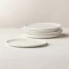 Crisp Matte White Salad Plats Set Of 8 2 Crisp Matte White Salad Plats Set Of 8 -Chic Living Shop CrispMttWhiteSaladPlateS8SHF20