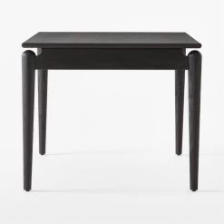 Crowley Black Wood Dining Table -Chic Living Shop CrowleyTpdLegDiningTableSDSSS23