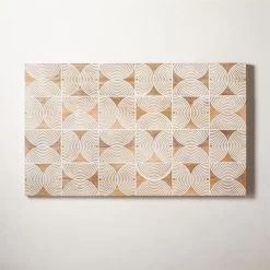 Cultivo Geometric Wood Wall Art -Chic Living Shop CultivoWoodWallArtSHS20